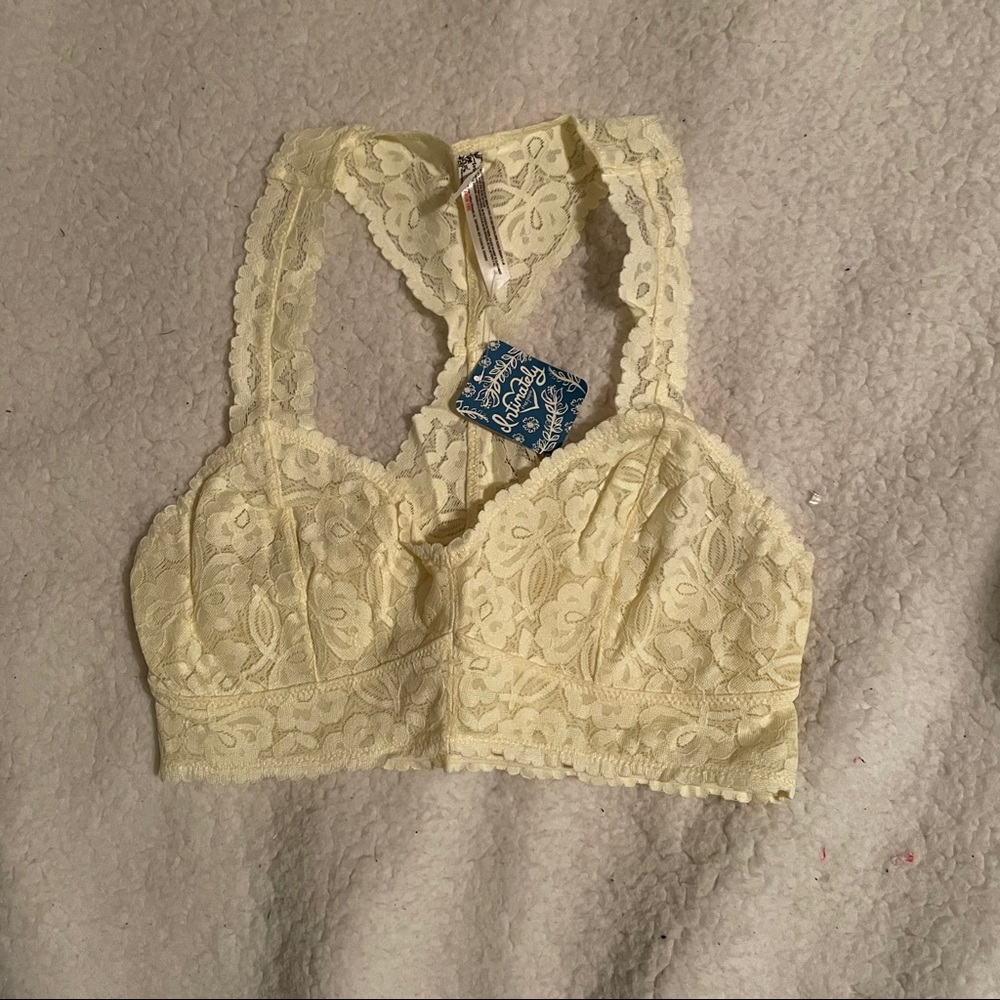 Free People Intimately Galloon Racerback Bralette - Picture 2 of 12